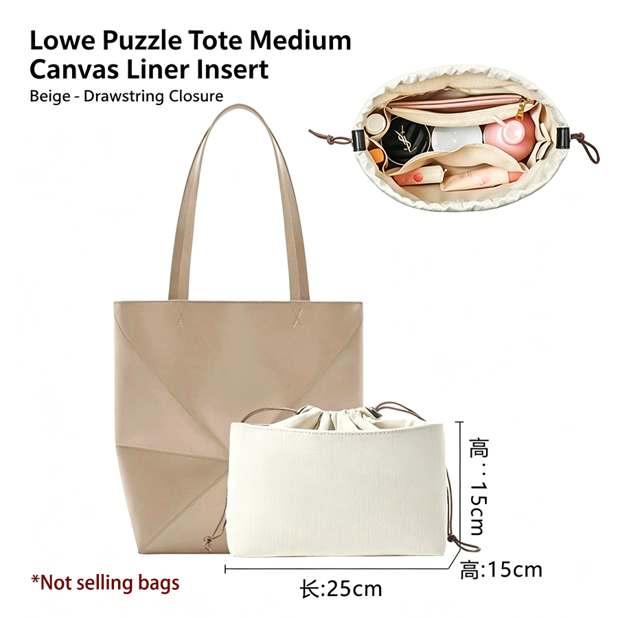 Women'S Accessories Purse - กระเป๋าใส่ของแบบซิปสำหรับกระเป๋าถือ Loewe น้ำหนักเบา ใช้เป็นซับในจัดเก็บของ อุปกรณ์เสริมสำหรับกระเป๋า