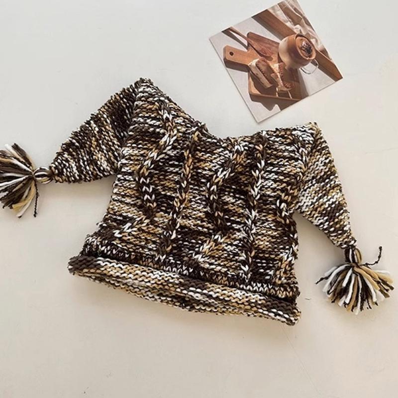 Women Accessories Description - 652F การ์ตูนตัวตลก หมวกหมวกกะโหลกศีรษะอ่อนหมวกฤดูหนาวฤดูใบไม้ร่วงสำหรับกีฬากลางแจ้ง