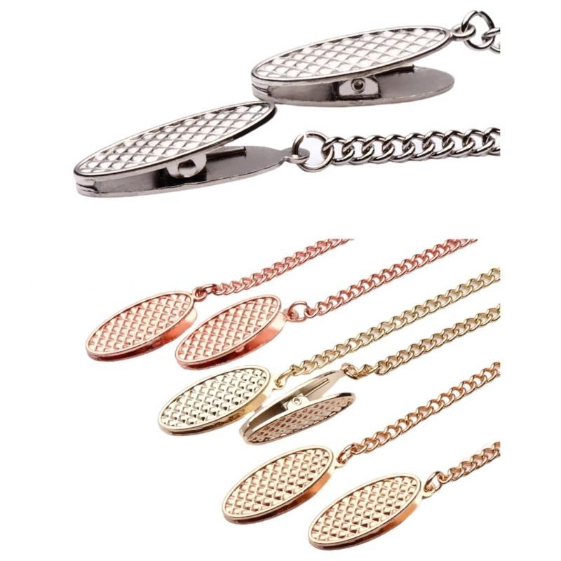 Women Accessories Description - 39BD Multiuse แว่นตาแขวนคลิปคลิปโซ่โลหะคลิปผ้าเช็ดปากสำหรับผู้ใหญ่ทุกวันอย่างเป็นทางการ