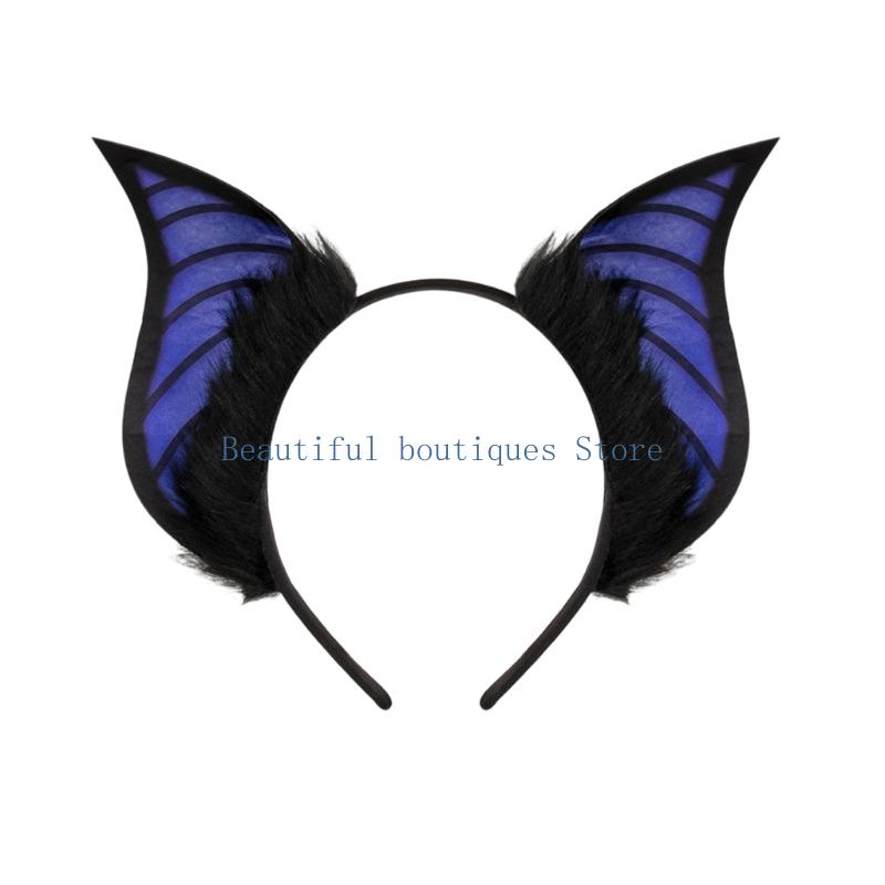 Women Accessories Description - U4LF Creative ค้างคาวหู Hairband คอสเพลย์อุปกรณ์เสริม Hairhoop