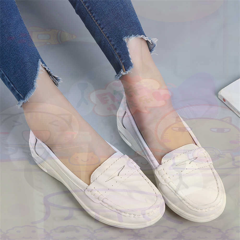 Women Accessories Brand Name Ideas - Soft SLIP-ON สตรีขนาดใหญ่รองเท้าเทนนิสสเก็ตบอร์ดสุภาพสตรีรองเท้าผ้าใบแบรนด์หรูกีฬาวิทยาลัย Drop Shipping