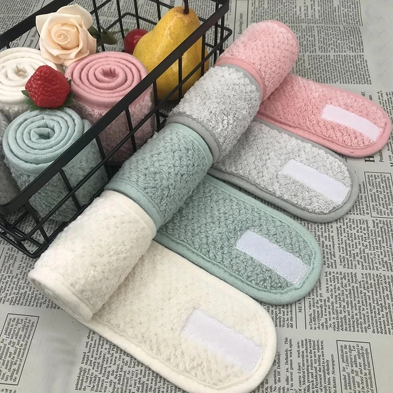 Women Accessories Online - vvocci ที่คาดผมสำหรับผู้หญิง อุปกรณ์ล้างหน้า แต่งหน้า ที่คาดผมแบบปรับได้ ไม่ลื่น