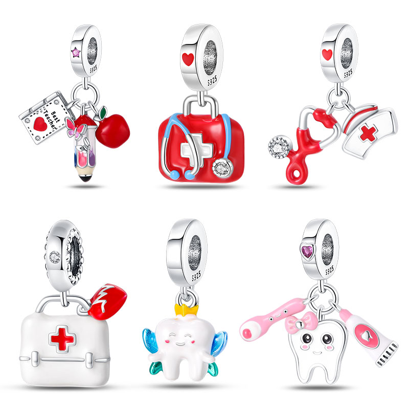 Women Accessories Pandora - ใหม่ Professional Series ครูการแพทย์ Charms Fit