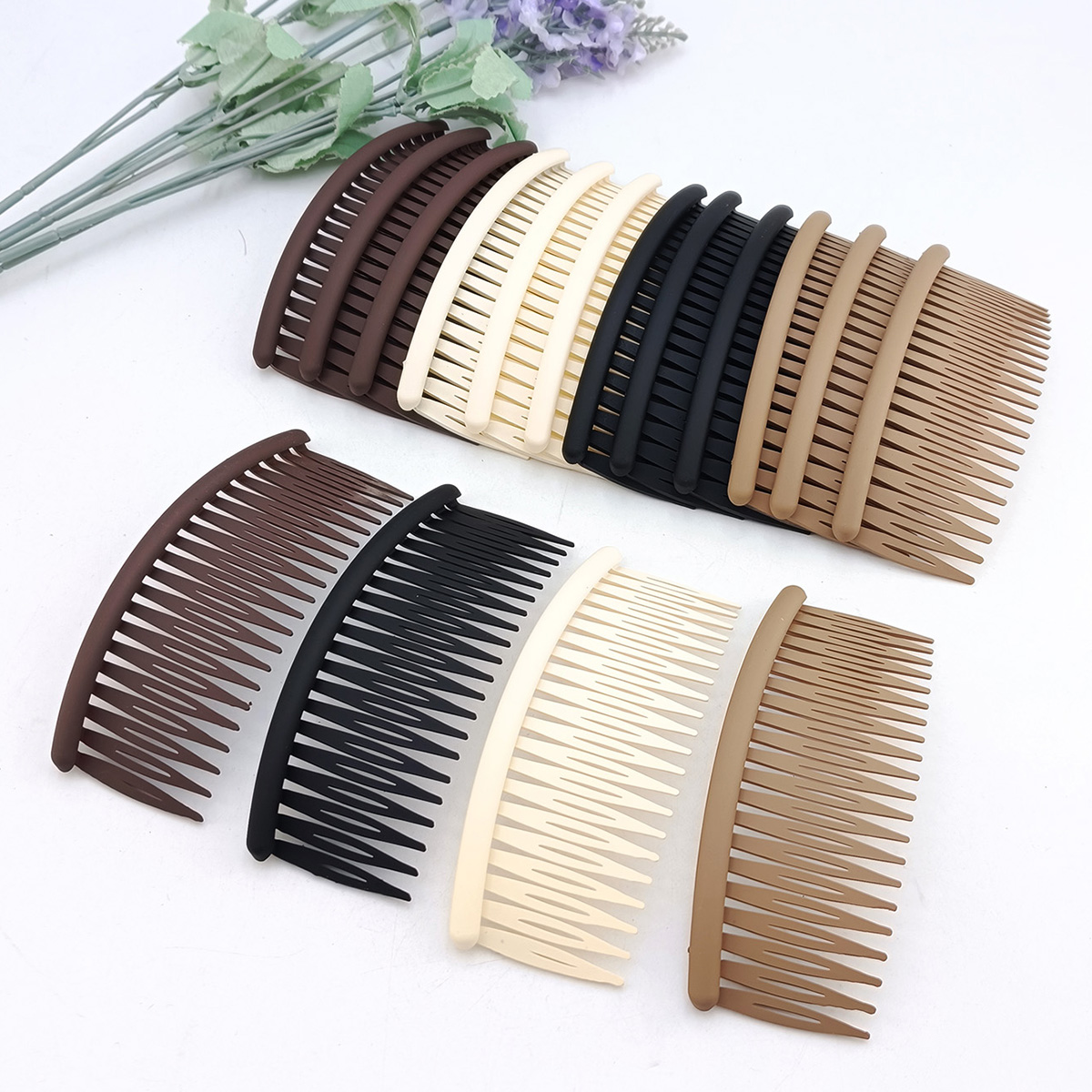 Women Accessories On Sale - 1/12 PCS ผู้หญิงหวีผมขนาดใหญ่ Hairpin Bangs การจัดคงที่ผมหักแถบคาดศีรษะกลับหัวหวีอุปกรณ์เสริมผม