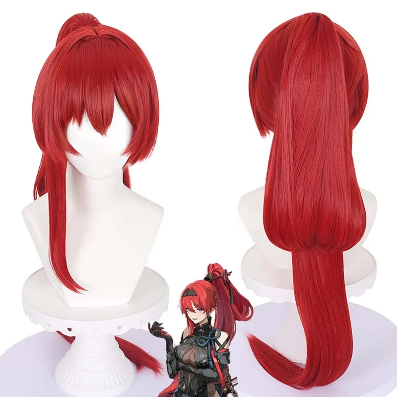 วิกผมยาวสีแดงสังเคราะห์สำหรับค - Women'S Red Accessories บทวิจารณ์และราคา