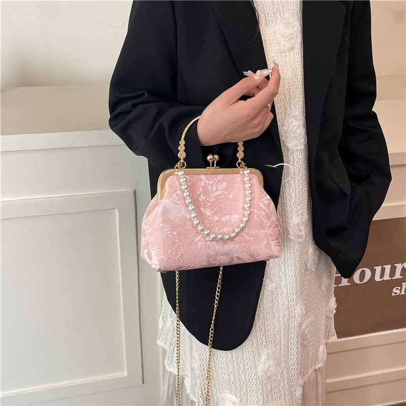 วินเทจคลาสสิกลูกไม้กระเป๋ามุกเ - Women'S Accessories Purse บทวิจารณ์และราคา