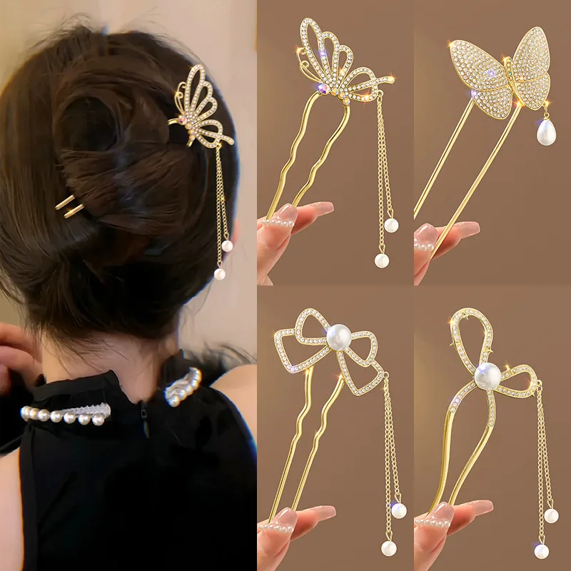 สไตล์โบราณเพิร์ล rhinestone hi - Women Accessories On Sale บทวิจารณ์และราคา