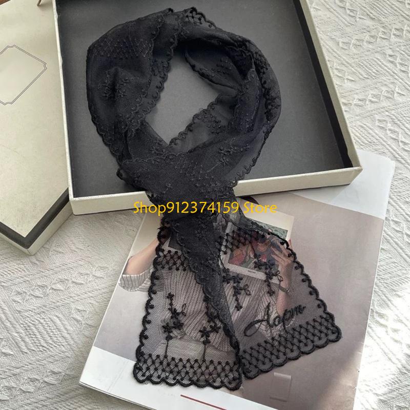 G5AE ผ้าโพกศีรษะปักลายดอกไม้อเ - Women Accessories Description บทวิจารณ์และราคา