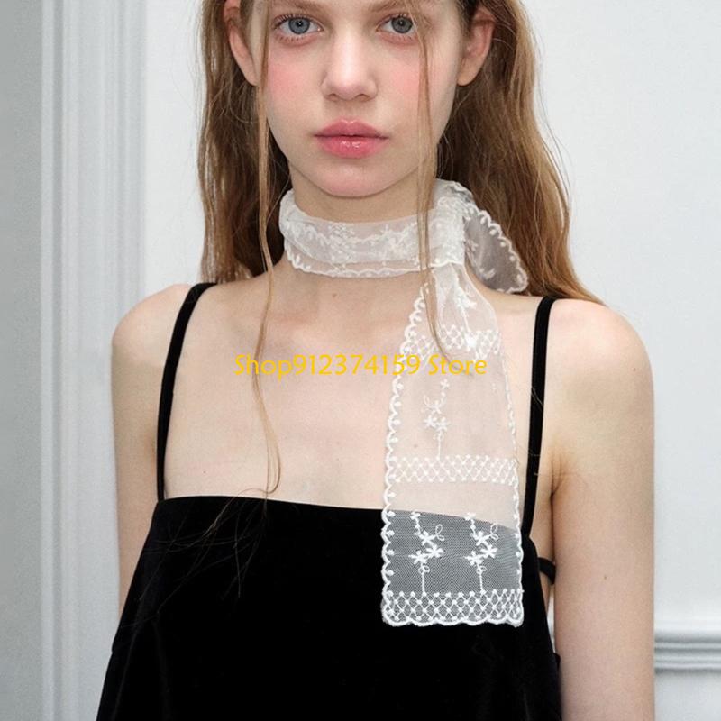 G5AE ผ้าโพกศีรษะปักลายดอกไม้อเ - Women Accessories Description บทวิจารณ์และราคา