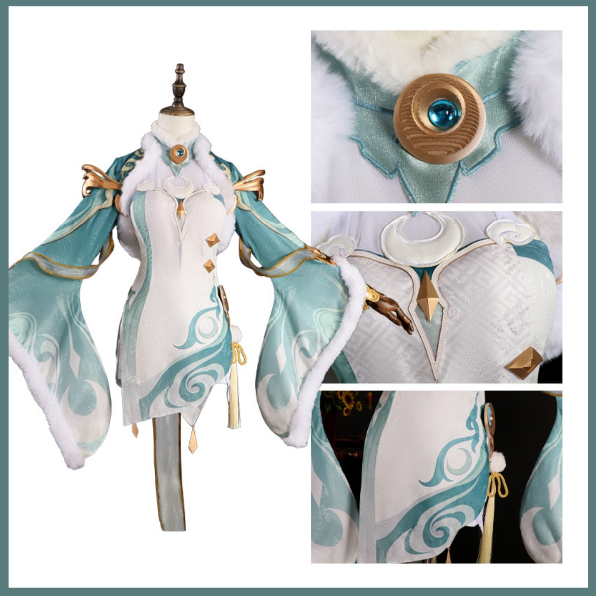 ชุดคอสเพลย์เกมซีไบ สีเขียวขาว  - Women'S Ear Accessories บทวิจารณ์และราคา