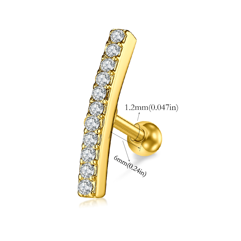 ต่างหูเจาะหูแบบ Helix 1 คู่สำห - Women'S Ear Accessories บทวิจารณ์และราคา
