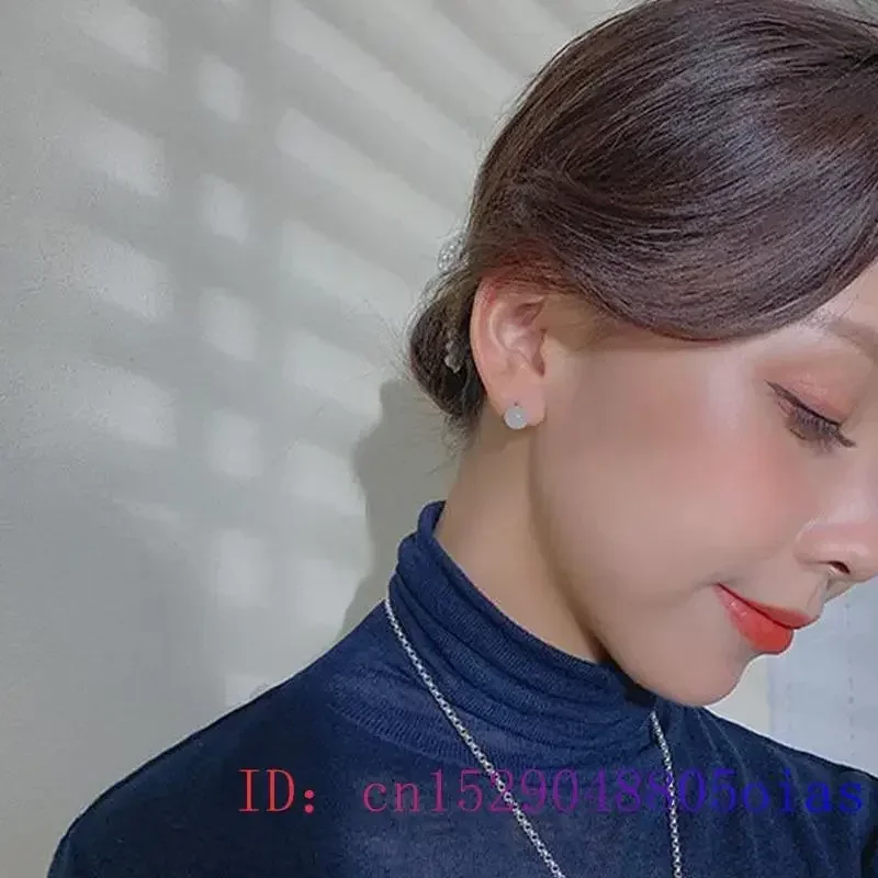 ต่างหูหยก หินพลังงาน เครื่องรา - Women'S Ear Accessories บทวิจารณ์และราคา