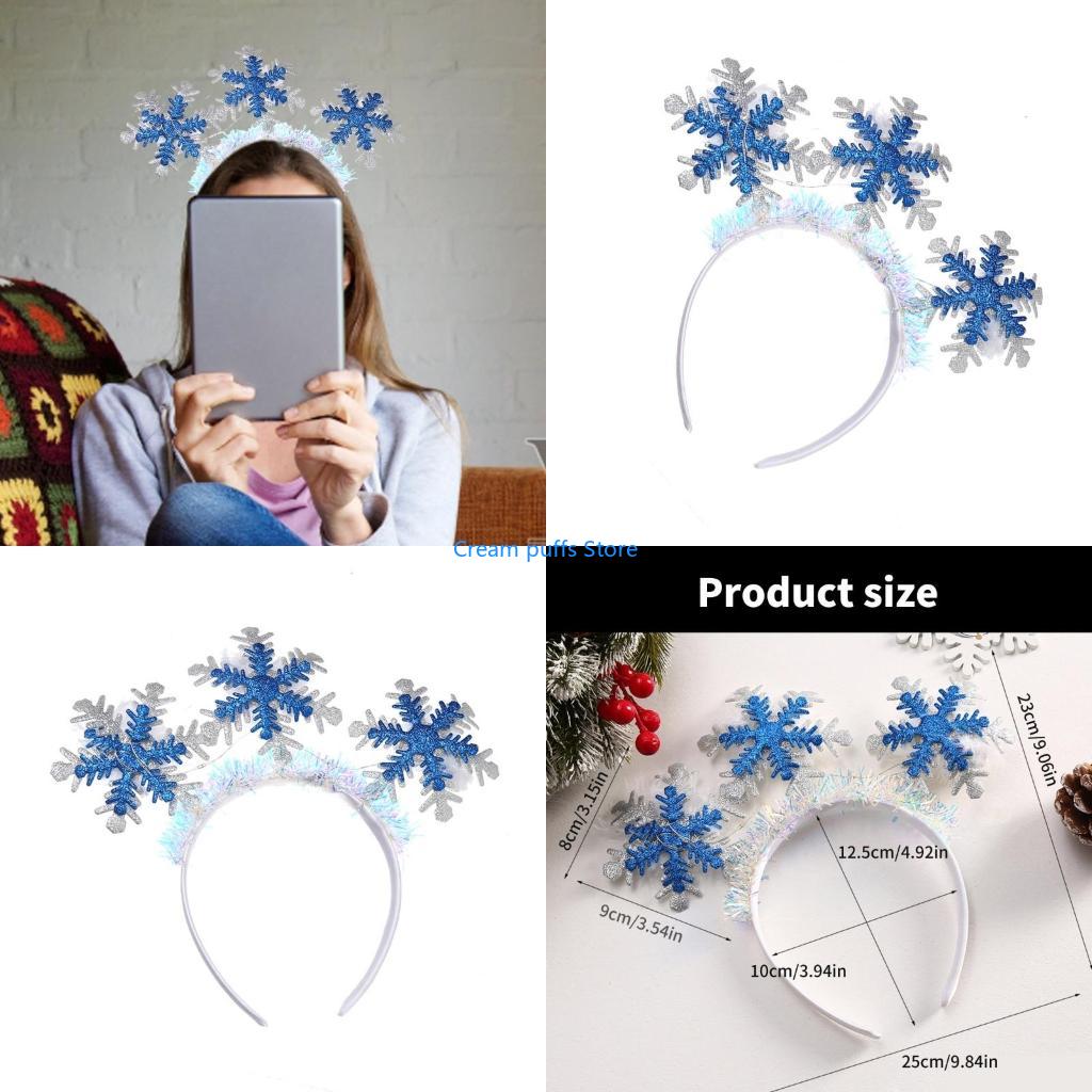 50LE Snowflake Light Upแถบคาดศ - Women Accessories Description บทวิจารณ์และราคา