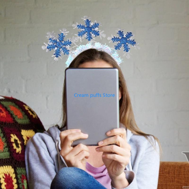 50LE Snowflake Light Upแถบคาดศ - Women Accessories Description บทวิจารณ์และราคา