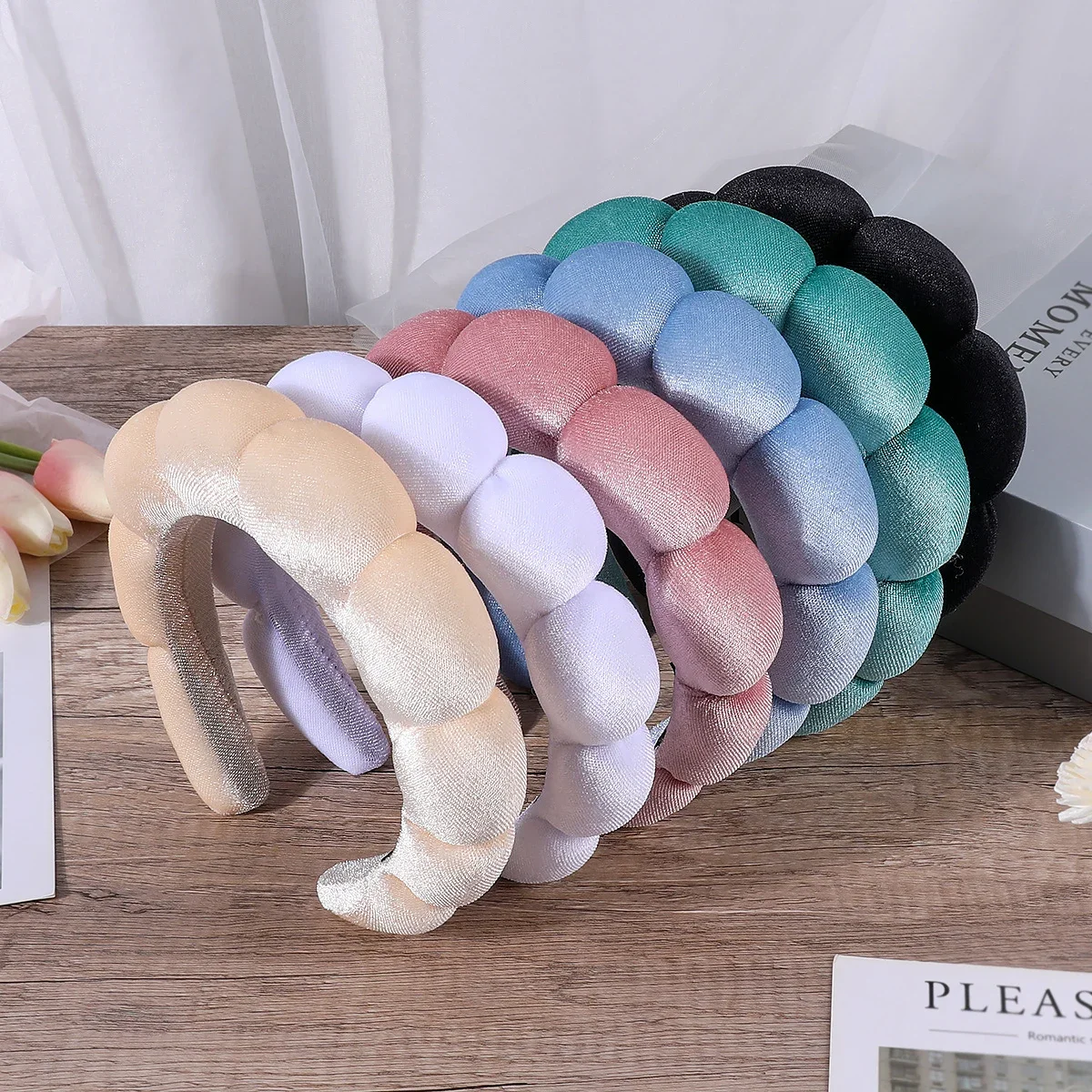 ฟองน้ําHeadbandsสําหรับหญิงสาว - Women Accessories Online บทวิจารณ์และราคา