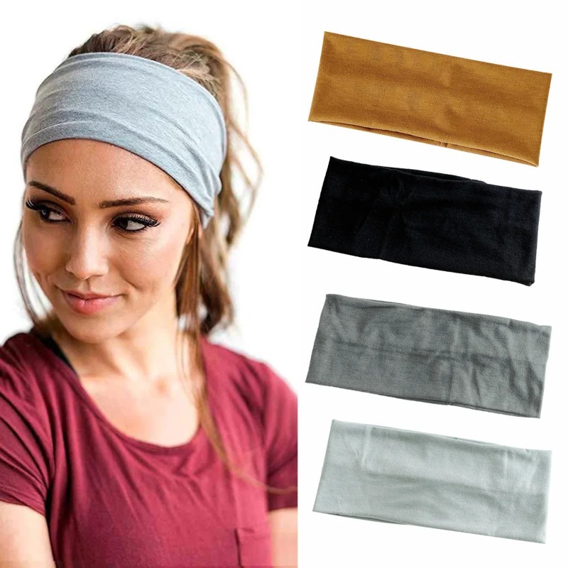ที่คาดผมโยคะแบบกว้างพิเศษ 9 ซม - Women Accessories Online บทวิจารณ์และราคา