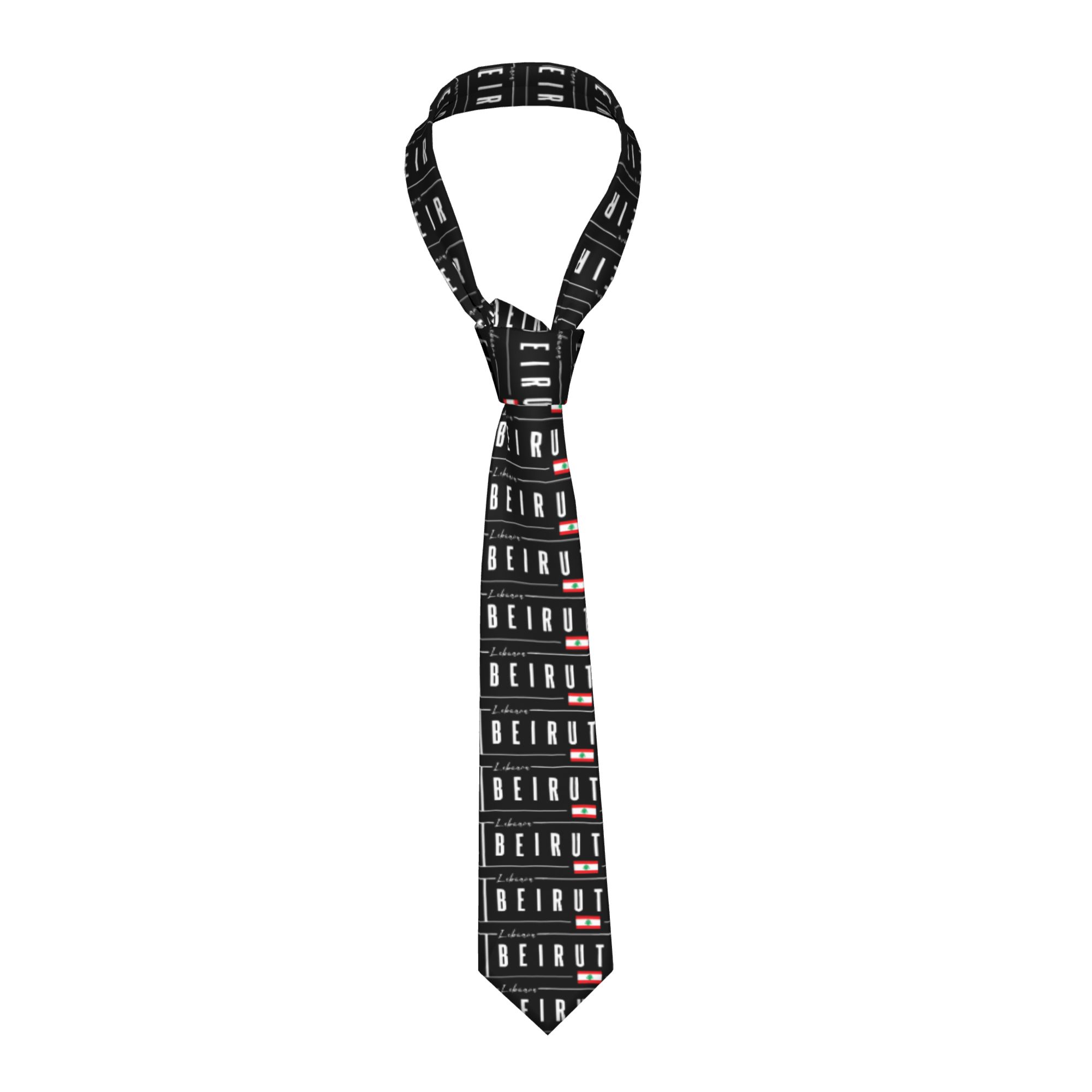 เนคไทลายธงชาติเบรุต เลบานอน สำ - Women Accessories Lebanon บทวิจารณ์และราคา