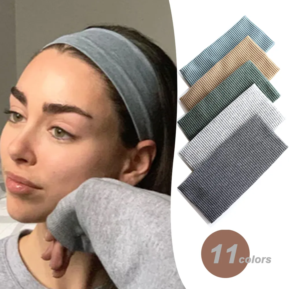 ผู้หญิงสีทึบแถบคาดศีรษะโยคะถัก - Women Accessories Online บทวิจารณ์และราคา