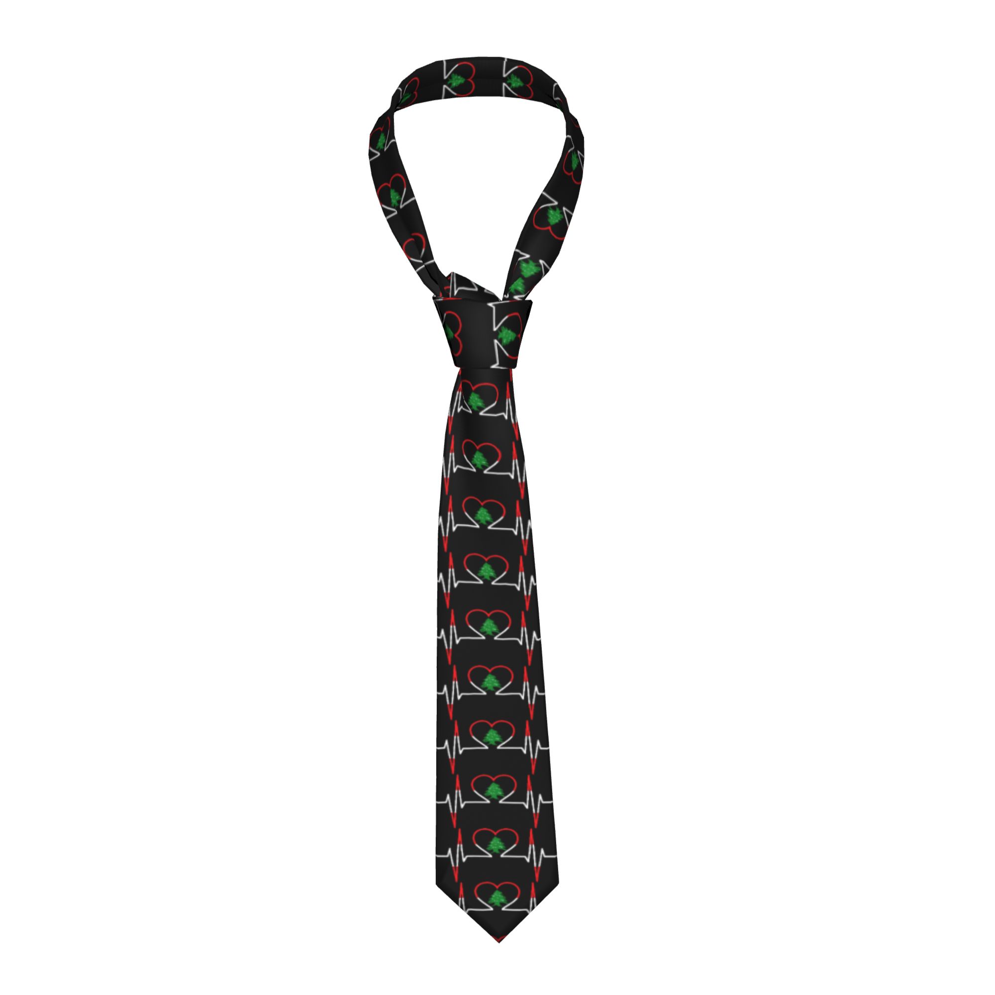 เนคไทลายธงชาติเลบานอนพร้อมลายห - Women Accessories Lebanon บทวิจารณ์และราคา