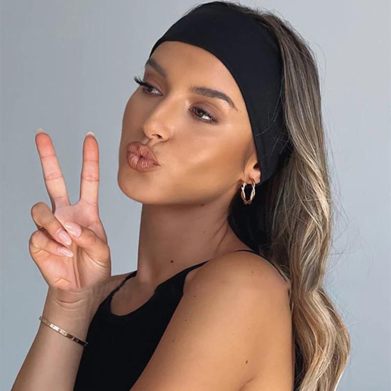ใหม่สีสันแถบคาดศีรษะยืดหยุ่นสํ - Women Accessories Online บทวิจารณ์และราคา