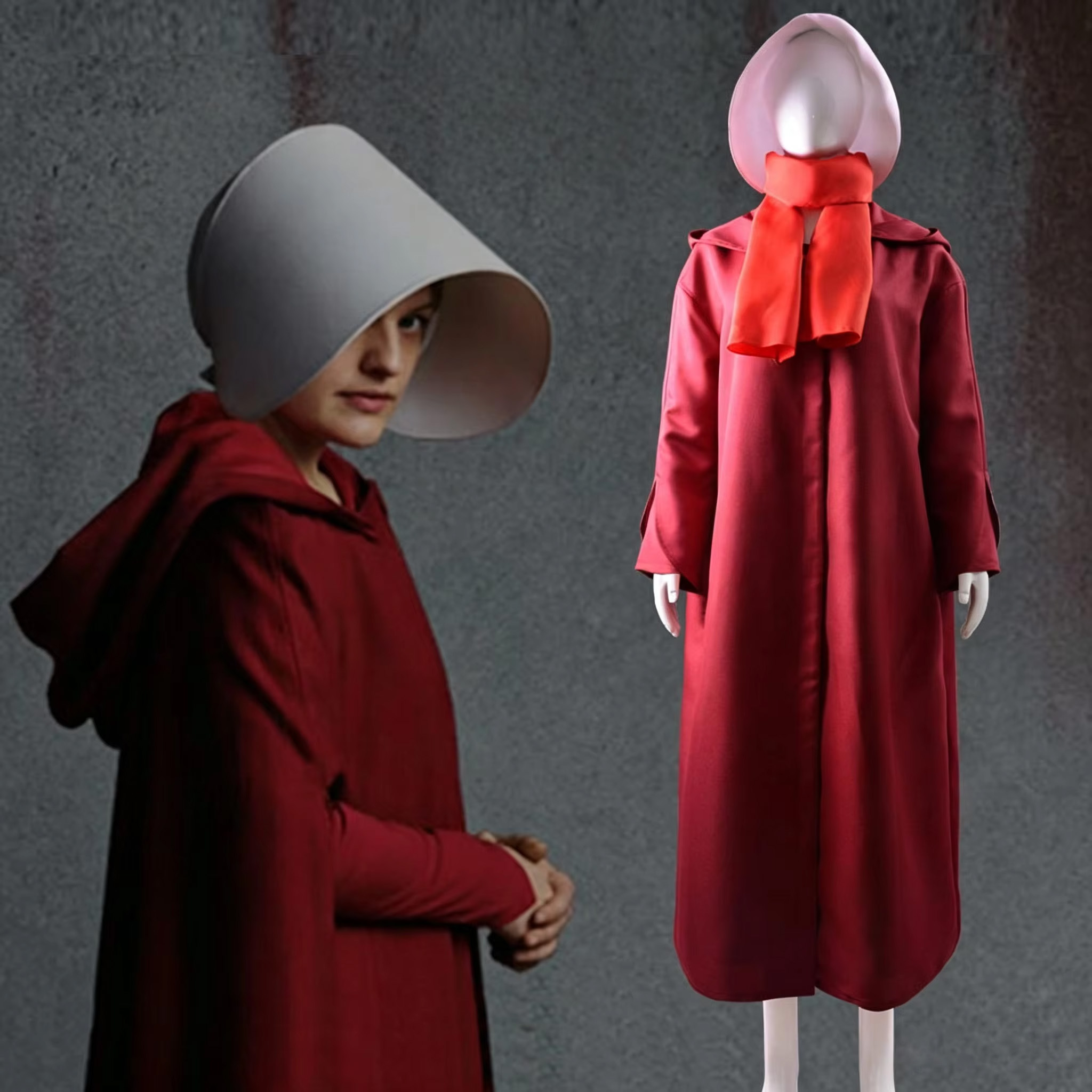ชุดคอสเพลย์ He Handmaid's Tale - Women'S Red Accessories บทวิจารณ์และราคา