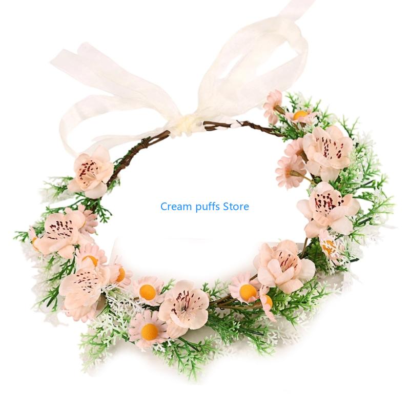 ที่คาดผมดอกไม้ยืดหยุ่นน้ำหนักเ - Women Accessories Description บทวิจารณ์และราคา