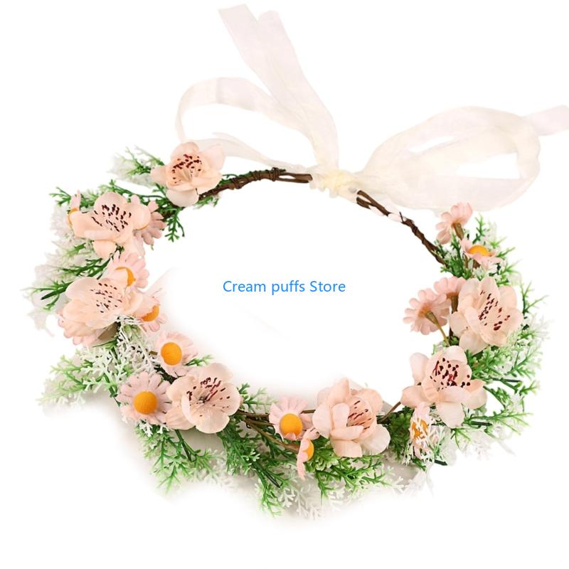 ที่คาดผมดอกไม้ยืดหยุ่นน้ำหนักเ - Women Accessories Description บทวิจารณ์และราคา