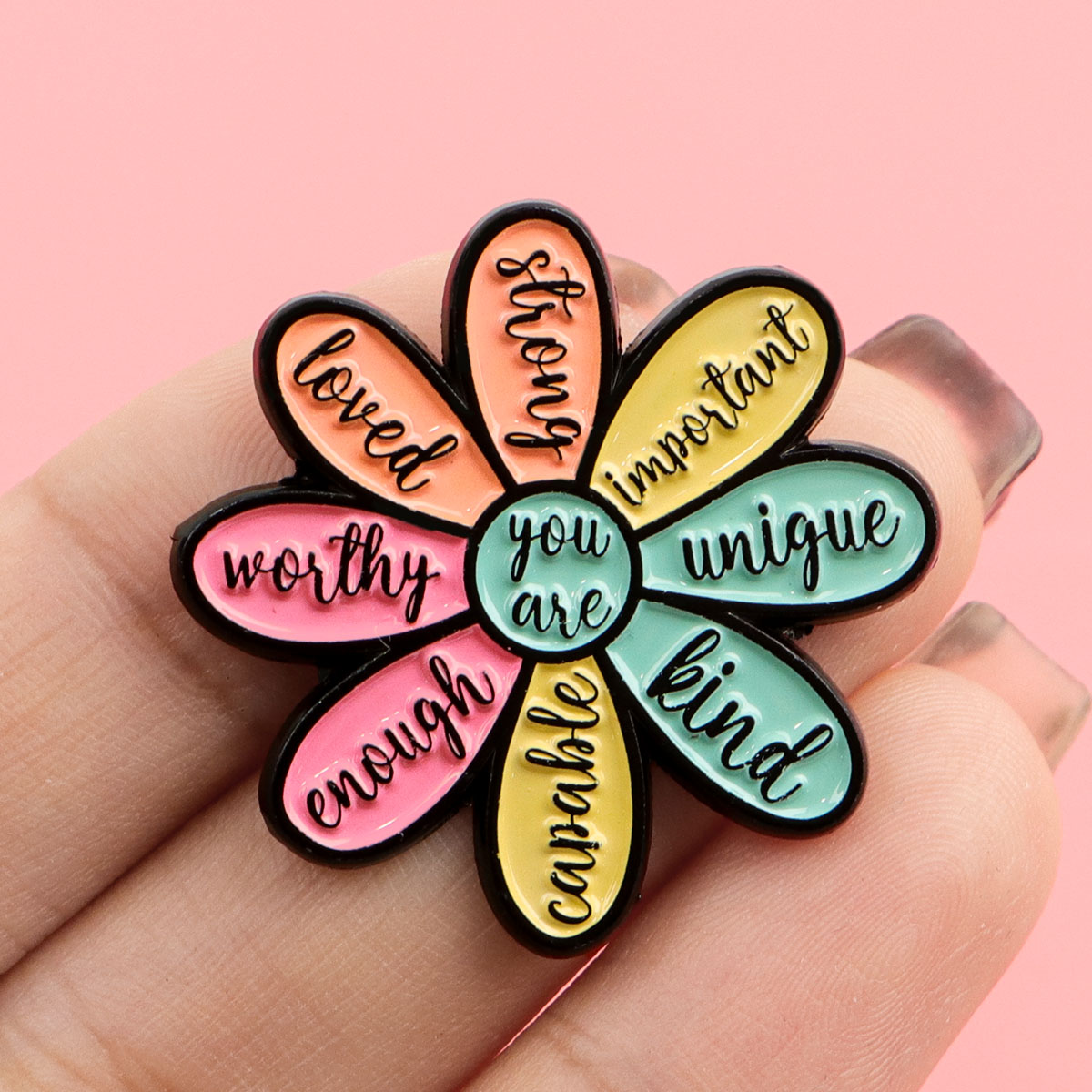 เข็มกลัดคำคมสร้างแรงบันดาลใจสำ - Women Accessories Quotes บทวิจารณ์และราคา