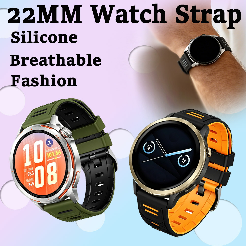 สายนาฬิกาซิลิโคนขนาด 22 มม. สา - Women'S Accessories To Wear With Watch บทวิจารณ์และราคา