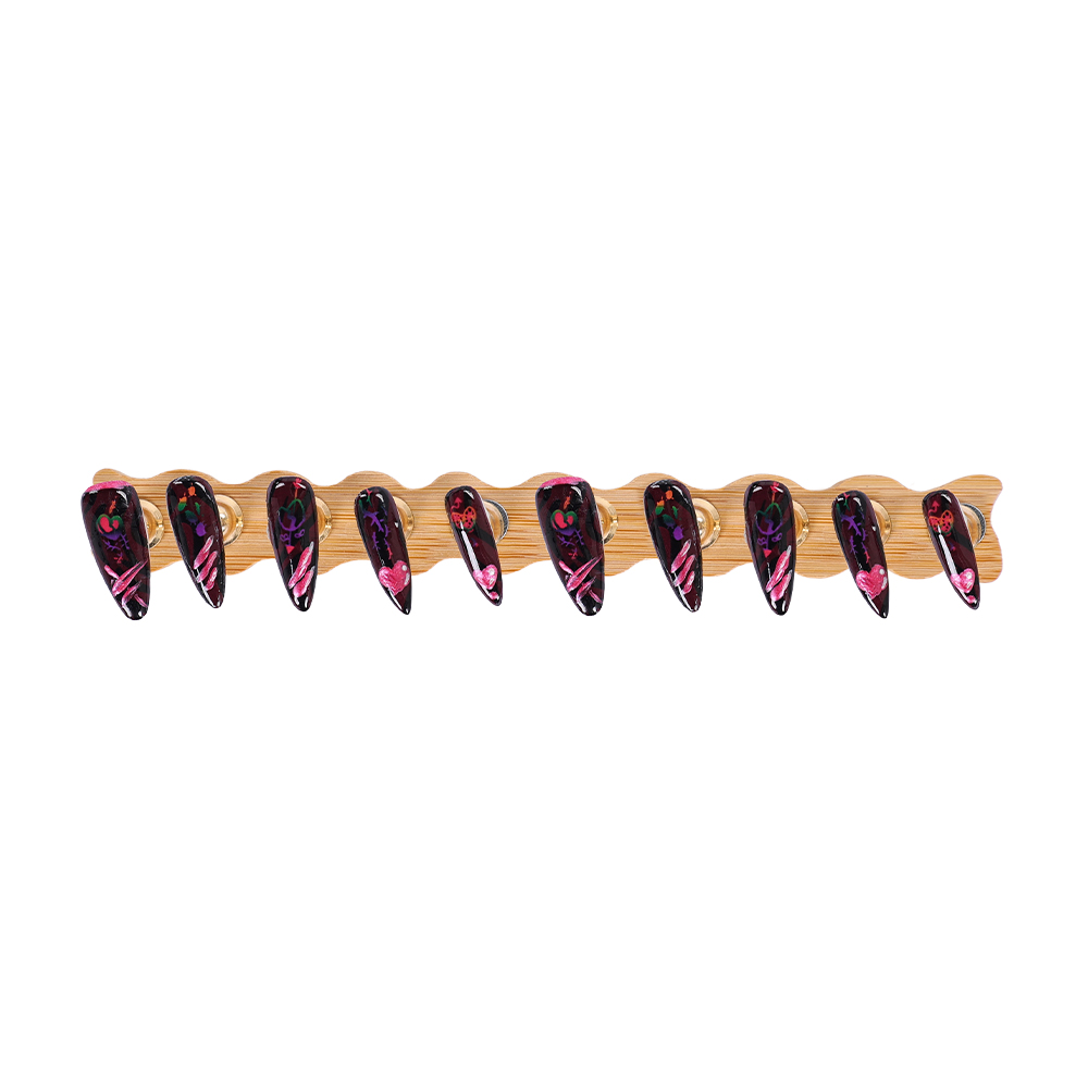 นิกกี้ คอสเพลย์ เล็บปลอมสีดำแด - Women'S Red Accessories บทวิจารณ์และราคา