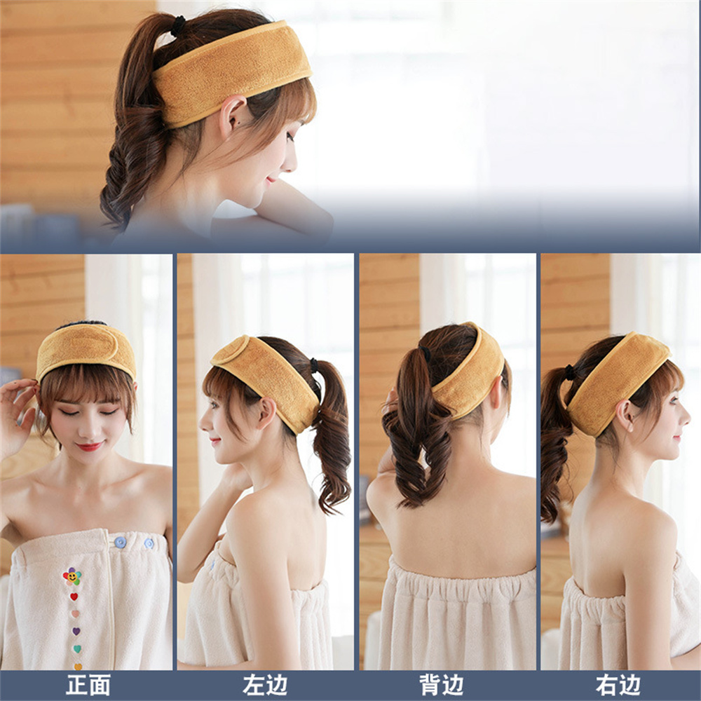 ปรับกว้าง Hairband โยคะสปาอาบน - Women Accessories Online บทวิจารณ์และราคา