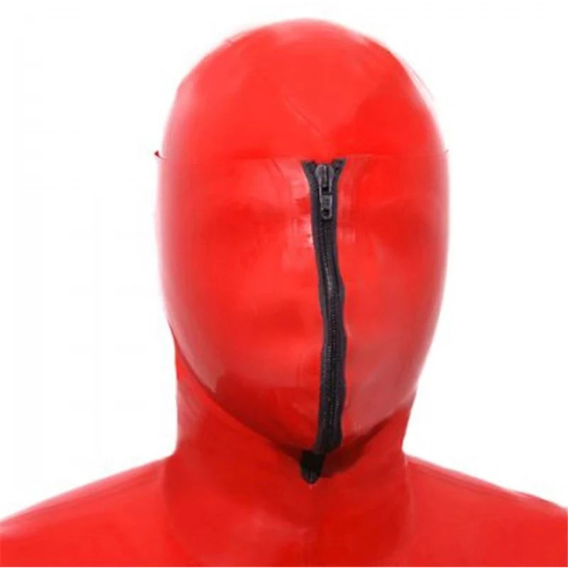 เซ็กซี่สีแดง Latex หน้ากากยาง  - Women'S Red Accessories บทวิจารณ์และราคา