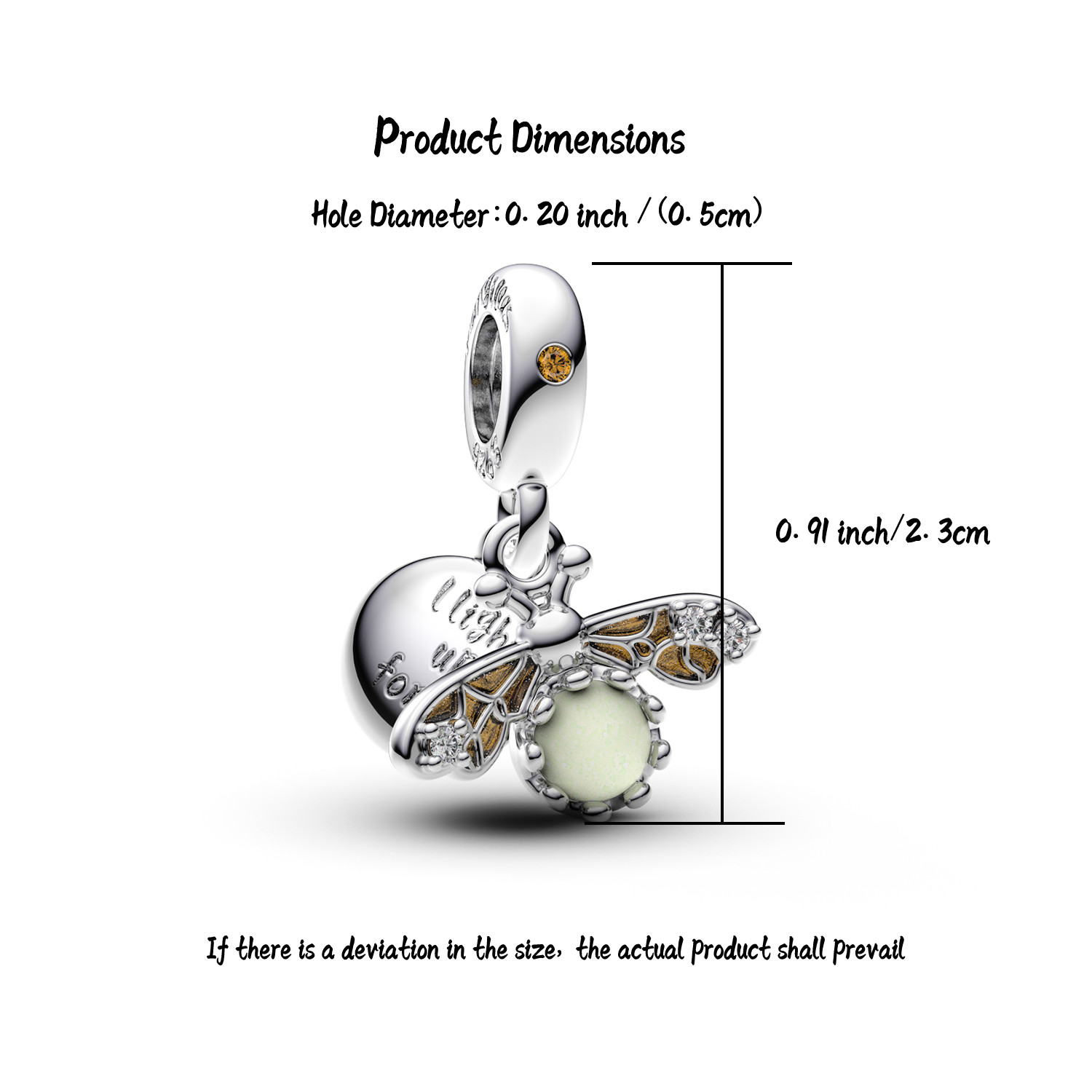 จี้ห้อยรูปหิ่งห้อยเรืองแสงในที - Women Accessories Pandora บทวิจารณ์และราคา