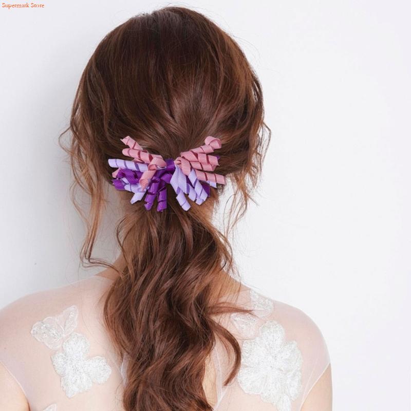 Q5WE กิ๊บติดผมริบบิ้นนุ่มแพ็ค  - Women Accessories Description บทวิจารณ์และราคา